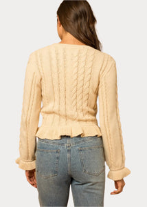 Ruffle Hem Sweater