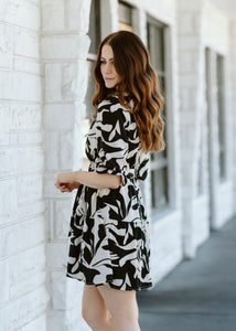 Abstract Mini Dress