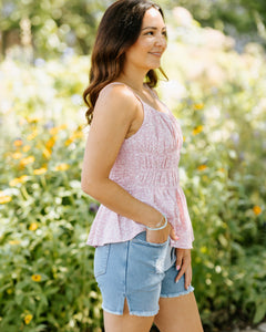 Floral Peplum Top