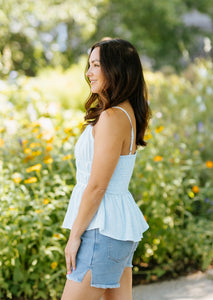 Floral Peplum Top